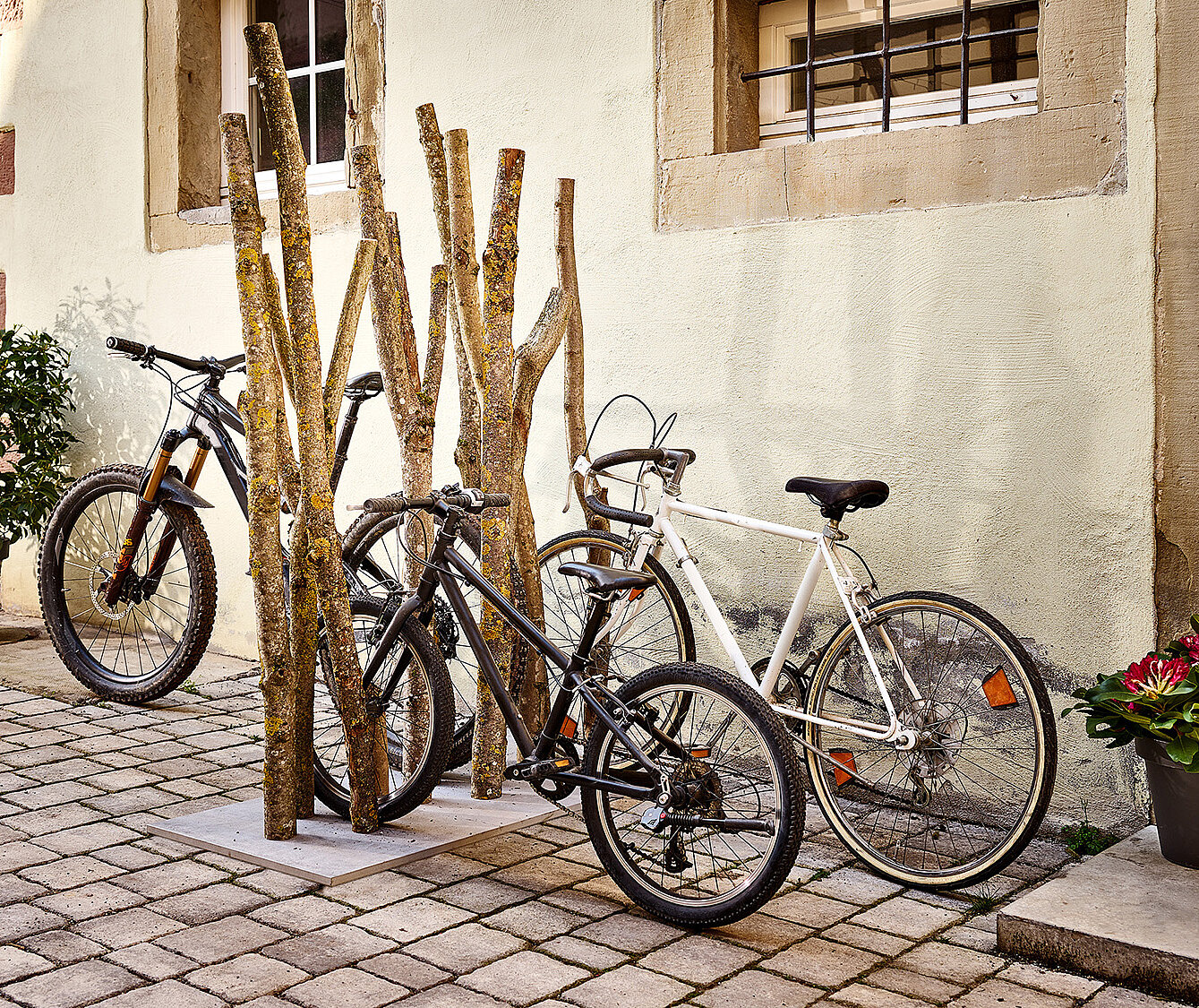 Fahrradstand bauen