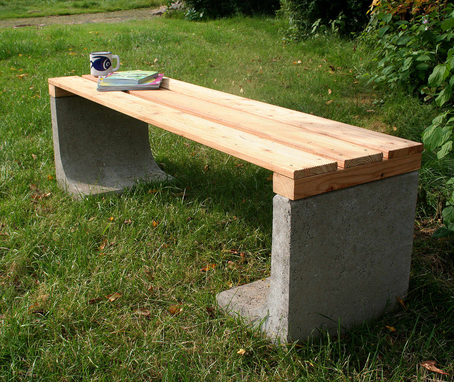 Holz trifft auf Beton