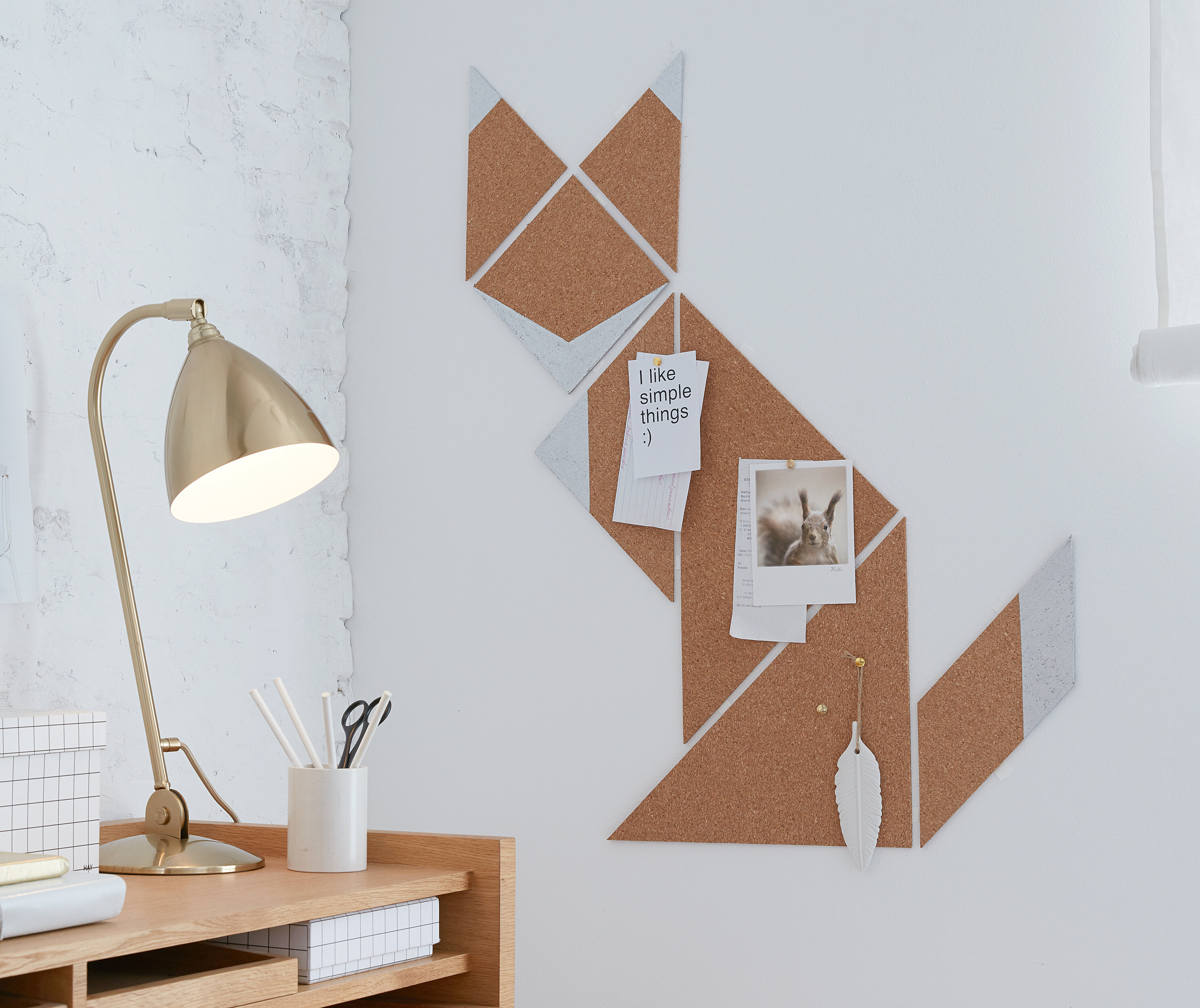 Pinnwand im Fuchsdesign basteln