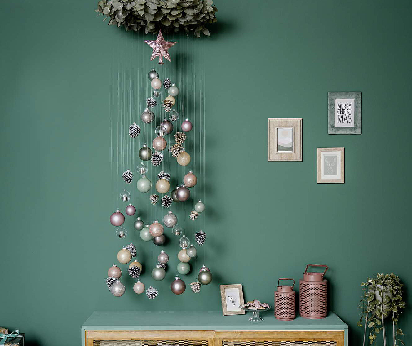 Schwebender Weihnachtsbaum