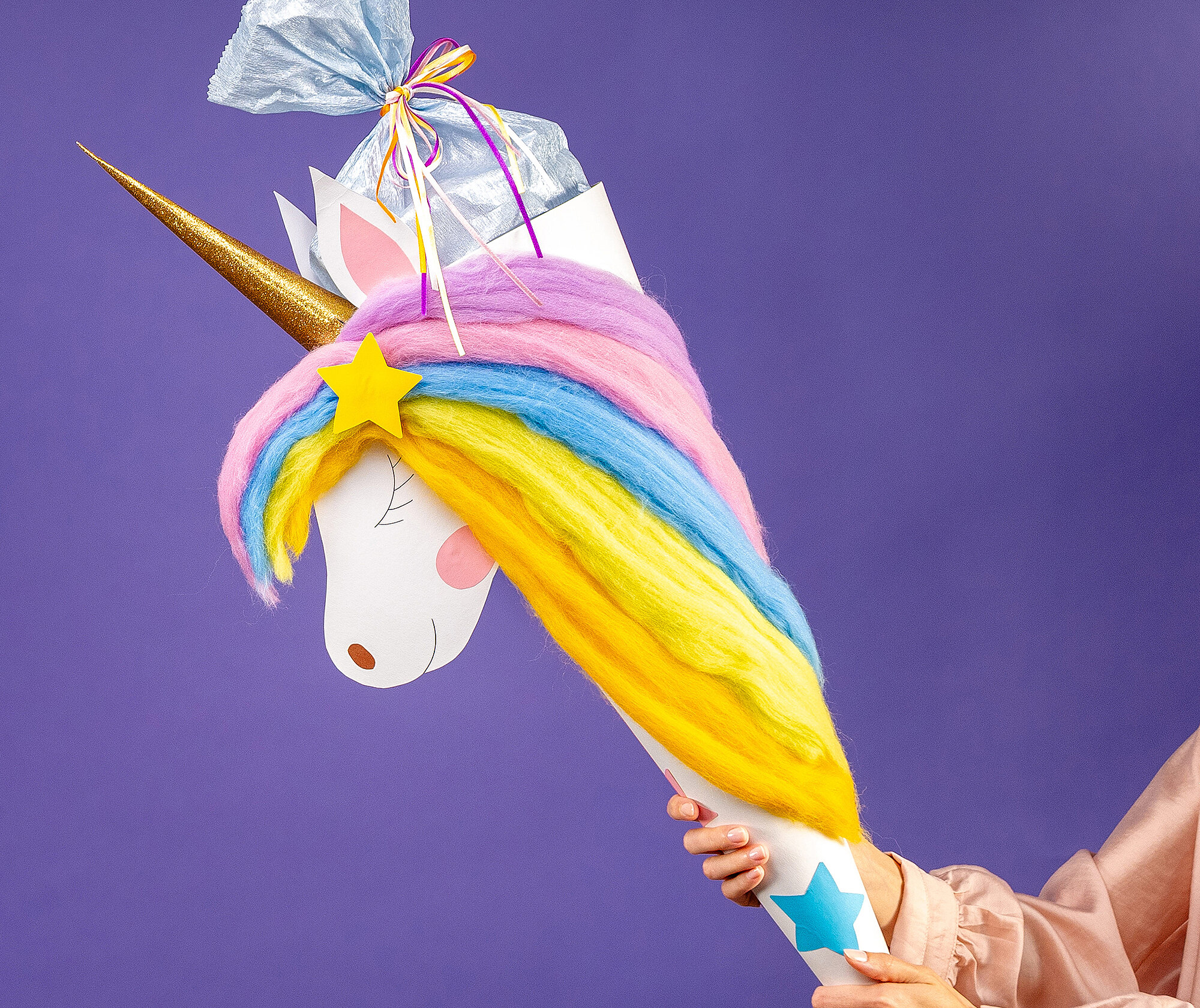 Zauberhafte Schultüte für Einhorn-Fans