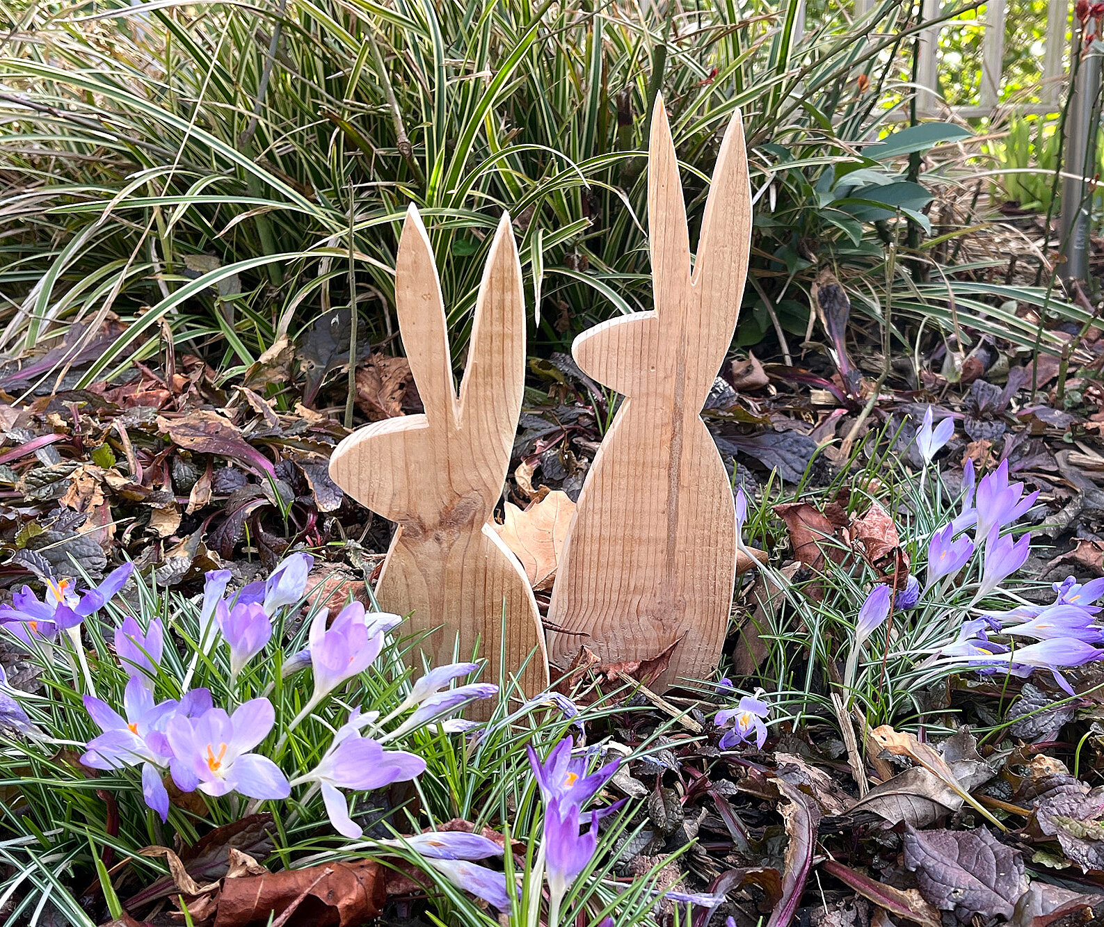 Osterdeko aus Holz