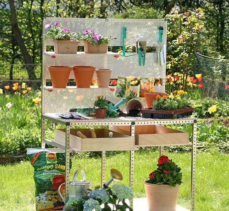 Gartenmöbel mit Profil