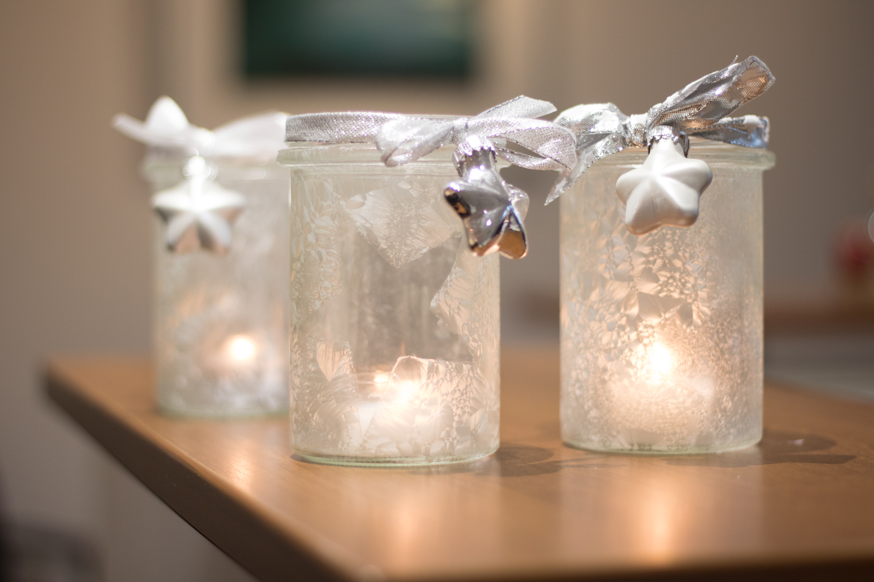 Geschenke auf die letzte Minute: Frost-Windlicht
