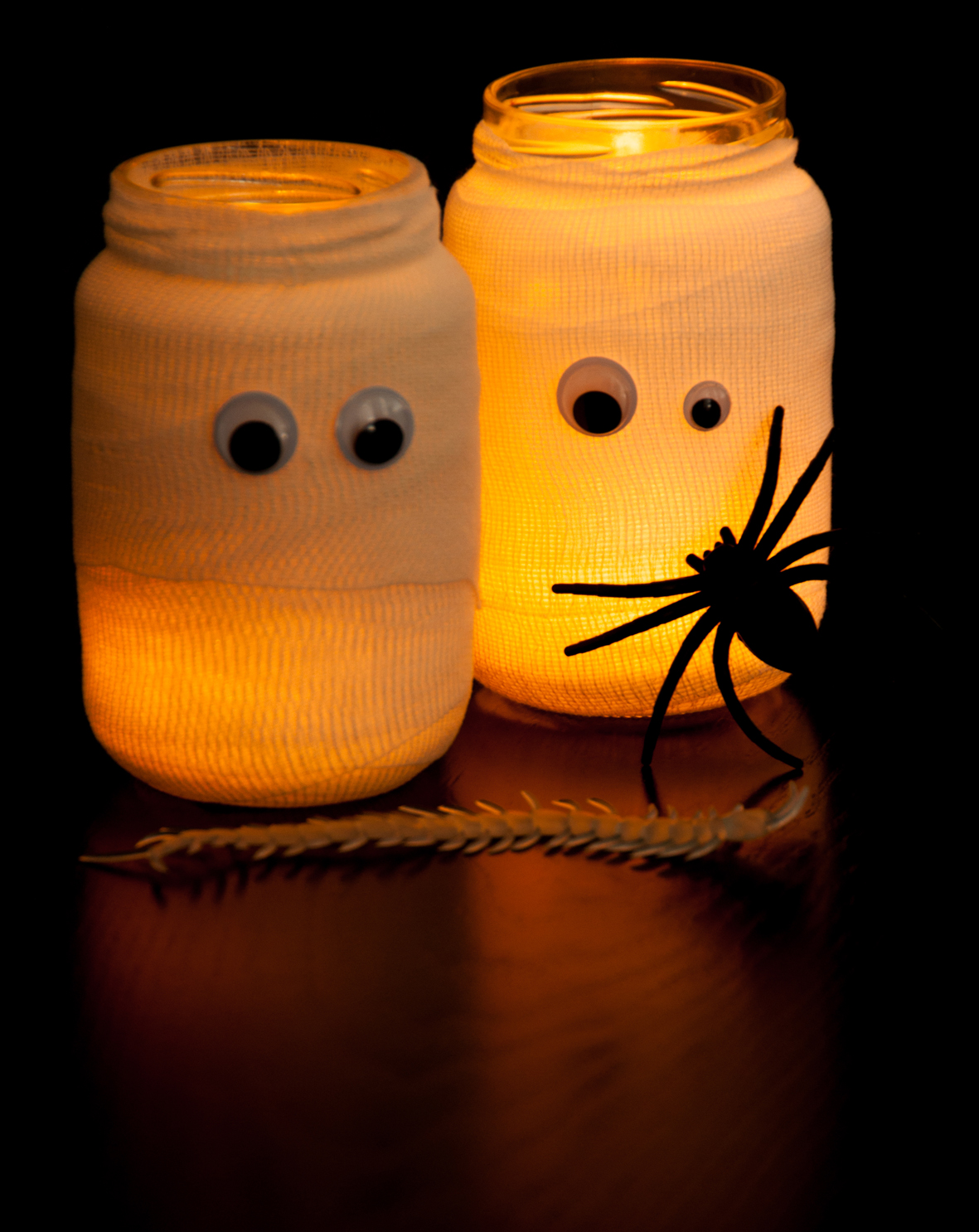 Halloween-Mumienlichter