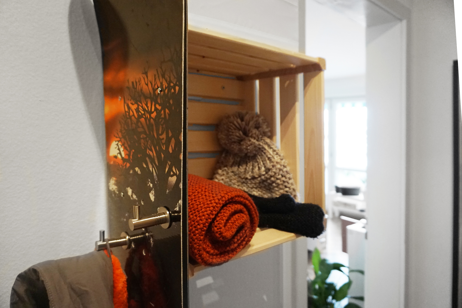 Pisten-Garderobe für Wintersportler
