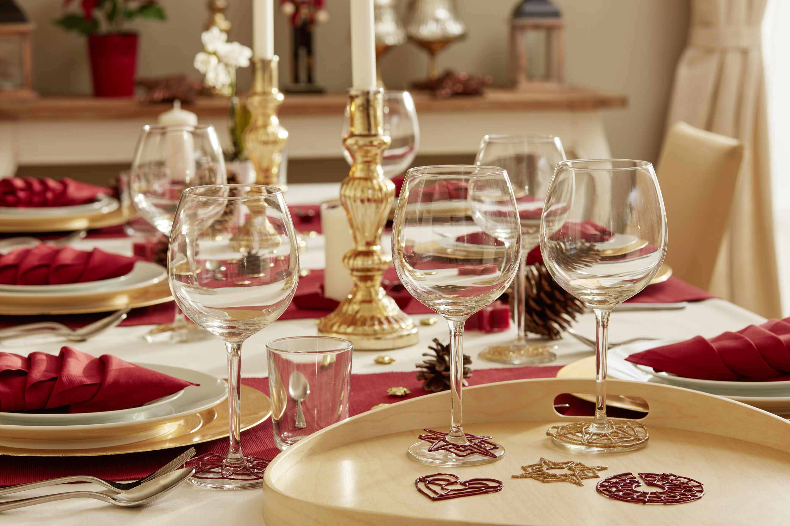 Weihnachtlicher Glasschmuck
